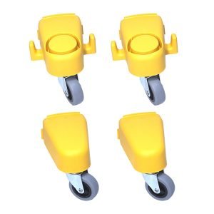 1 SET OF 4 -FRONT & BACK LEGS W/CASTER