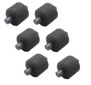6 PK REPLACEMENT WHEEL AND AXLE